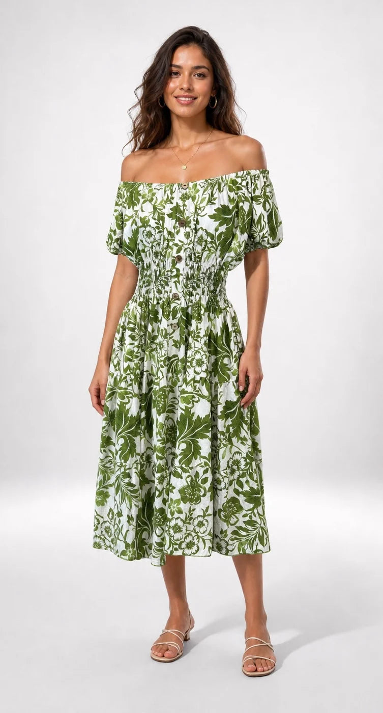 Bardot Midi Dresses