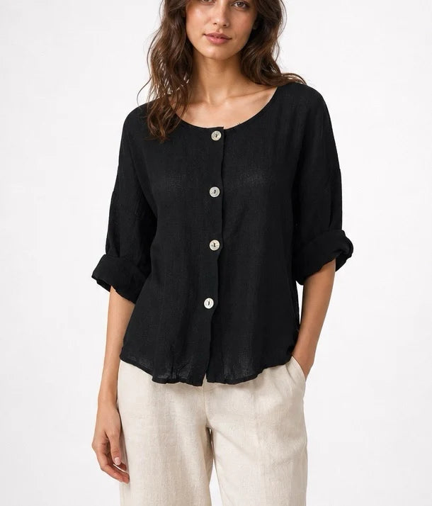 Textured Buttoned Shirts
