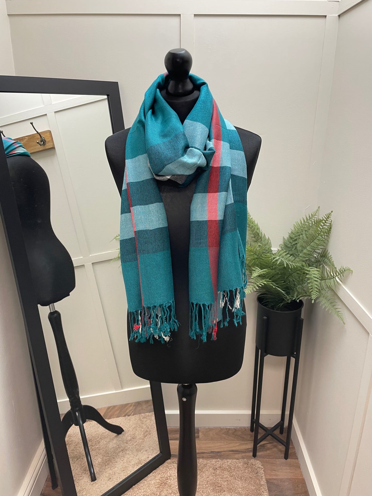 Check Print Scarves
