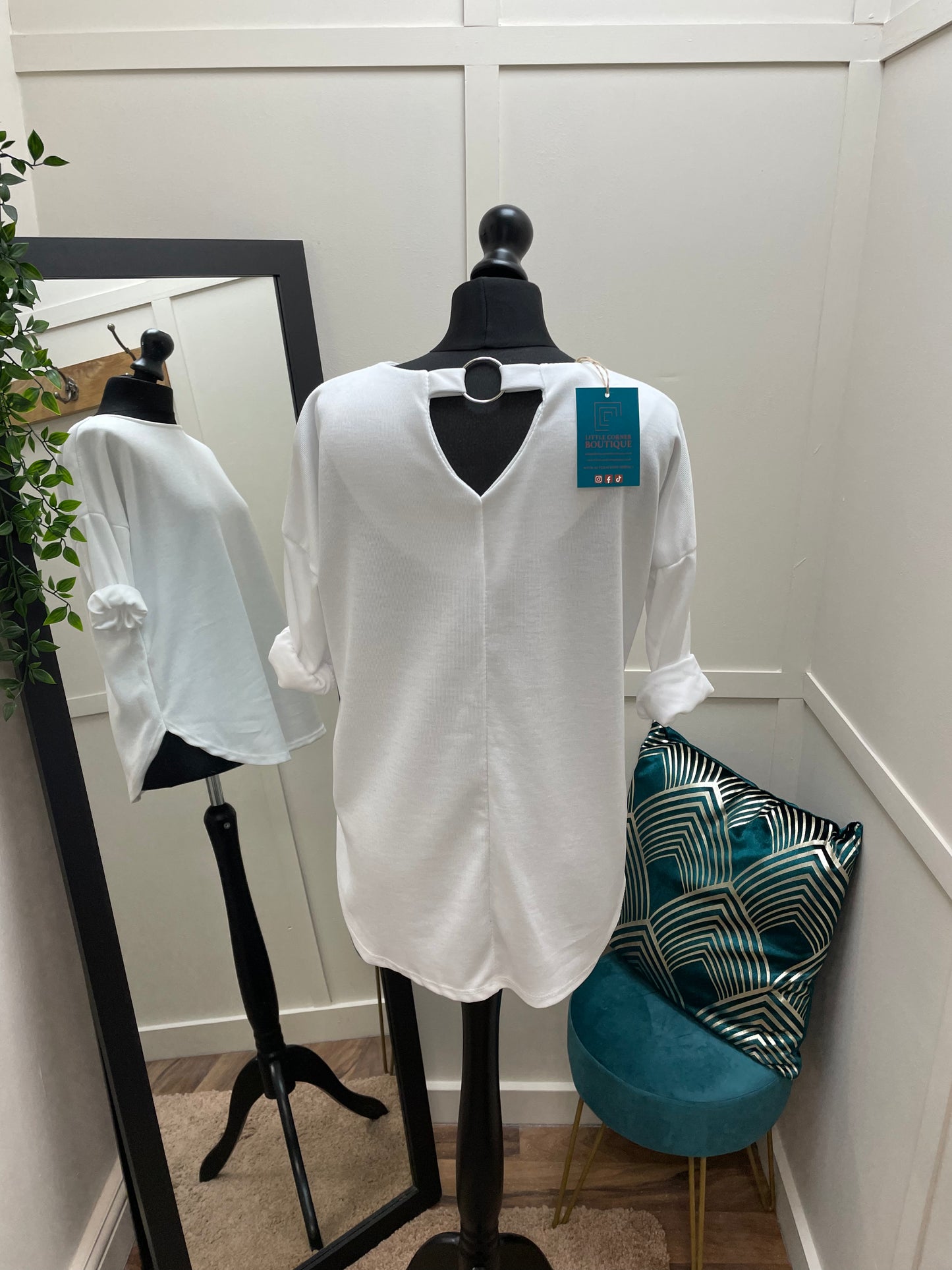 Back-Neck Ring Tops