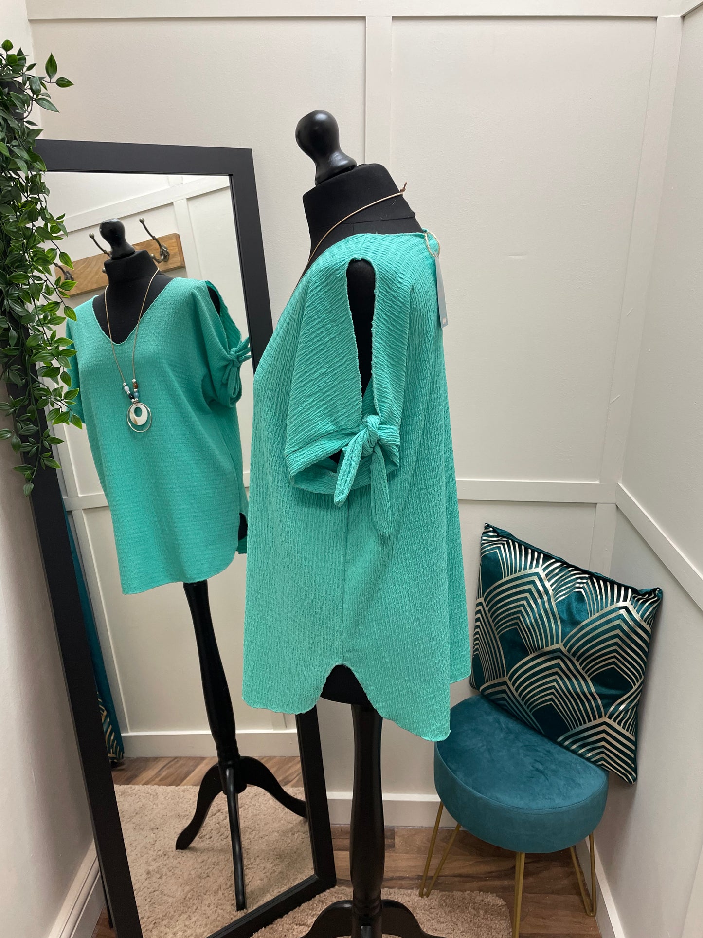 Open Shoulder Tied Tops